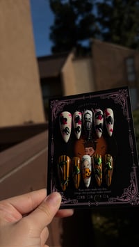 Image 2 of Kewpie Skeleton X Pumpkin Nails 