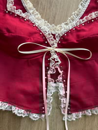 Image 3 of Red “Juliet” Top