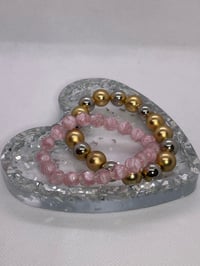 Image 4 of Handcrafted Resin Heart Coaster Trinket Tray