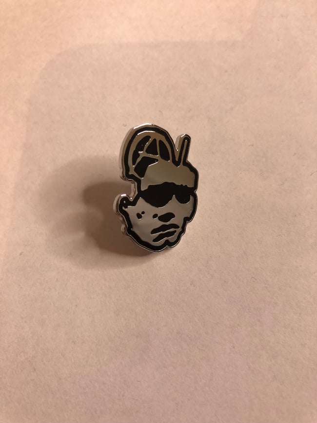 Discharge Face Enamel Pin Badge