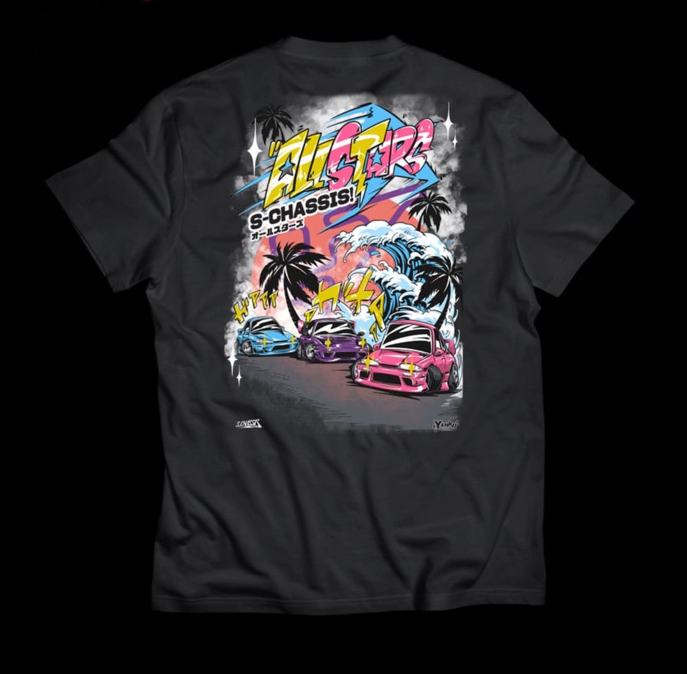 Image of All-Stars S-Chassis Drift T-Shirt