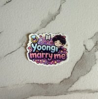 BTS 'Yoongi Marry Me' Sticker