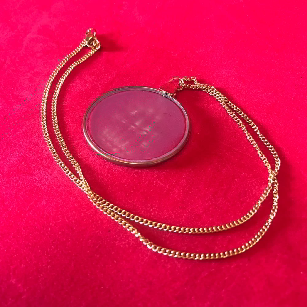 Skeleton Hands Hologram Necklace