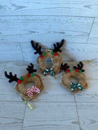 Image 5 of Homemade Chenille Christmas Wreath Ornaments 2025 edition