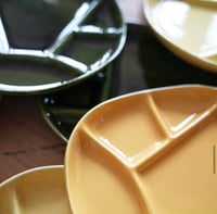 Image 6 of Assiette à fondue Longchamp verte ou jaune