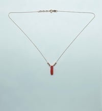 Image 2 of Coral Branch 14k necklace