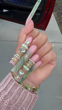 Image 2 of Small Gold Clover Charm (each) 