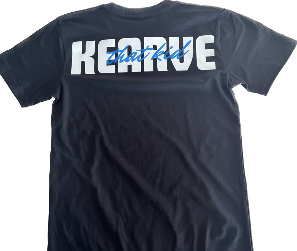 Image of Kearve T-shirt black and blue 