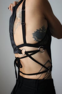 Image 3 of MALA top, grey striped