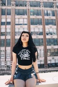 Image 3 of take a chance baby tee blk 