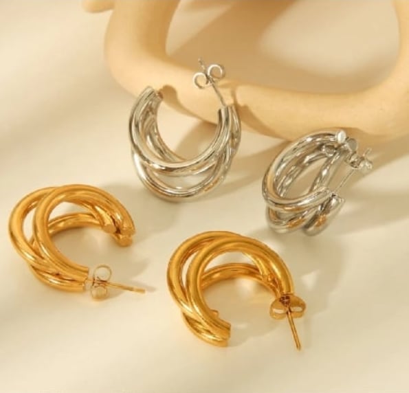 Image of Strength in Elegance Hoops