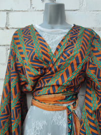 Image 4 of Stevie sari top with tassle zig zags