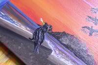 Image 5 of Sutro Baths Sunset 9x12 Original 🌅