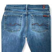 Image 4 of Y2K Seven for All Mankind Low Waist Flare Jeans Size 27