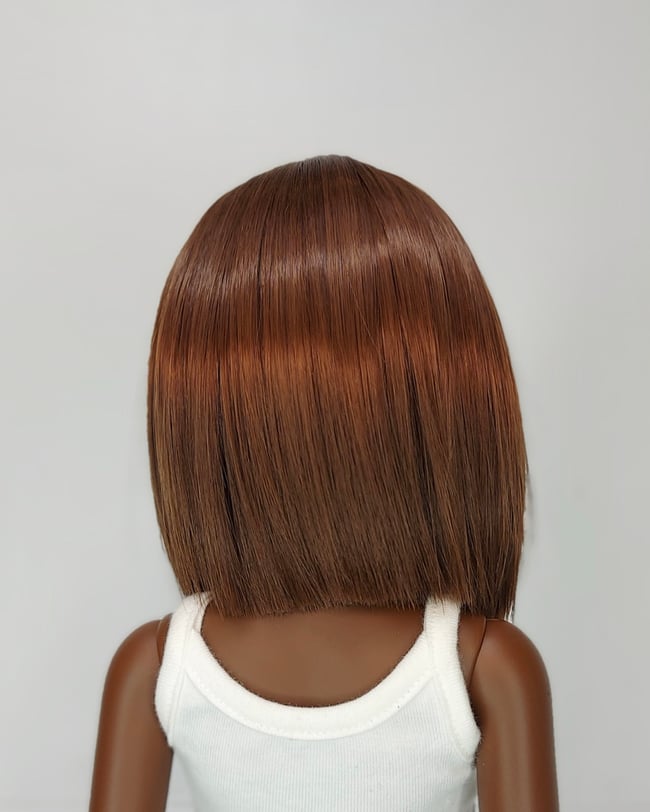 Dark Golden Brown Lob