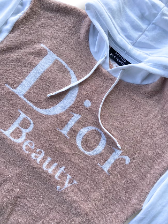 Dior Beach Towel Hoodie