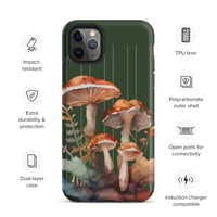 Image 7 of Colorful Mushroom Watercolor Mycology Nature Whimsical Tough Case for iPhone®