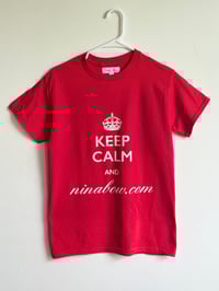 Image 2 of Keep calm and ninabow.com/ Red