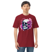 Image 19 of Watercolor skull 4 Men’s premium heavyweight tee