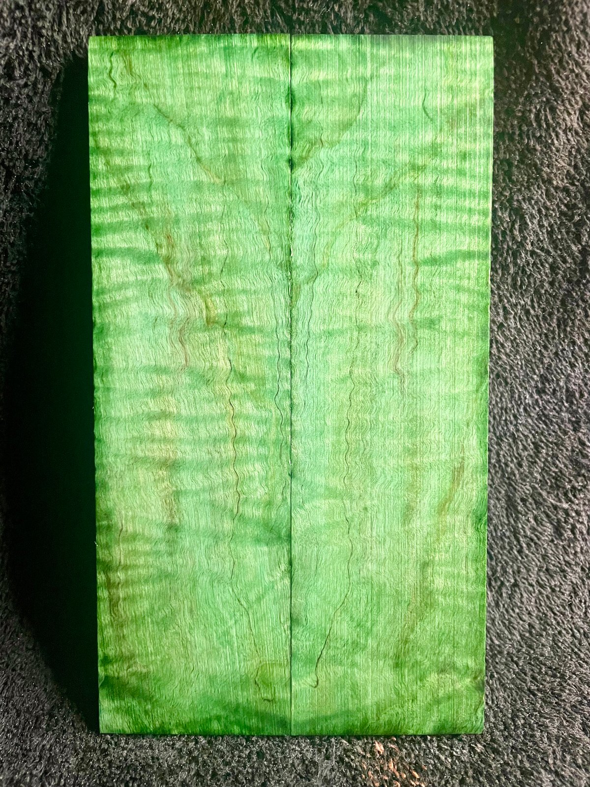 Curly Box Elder Knife Scales CBE03 Wood By Mohler