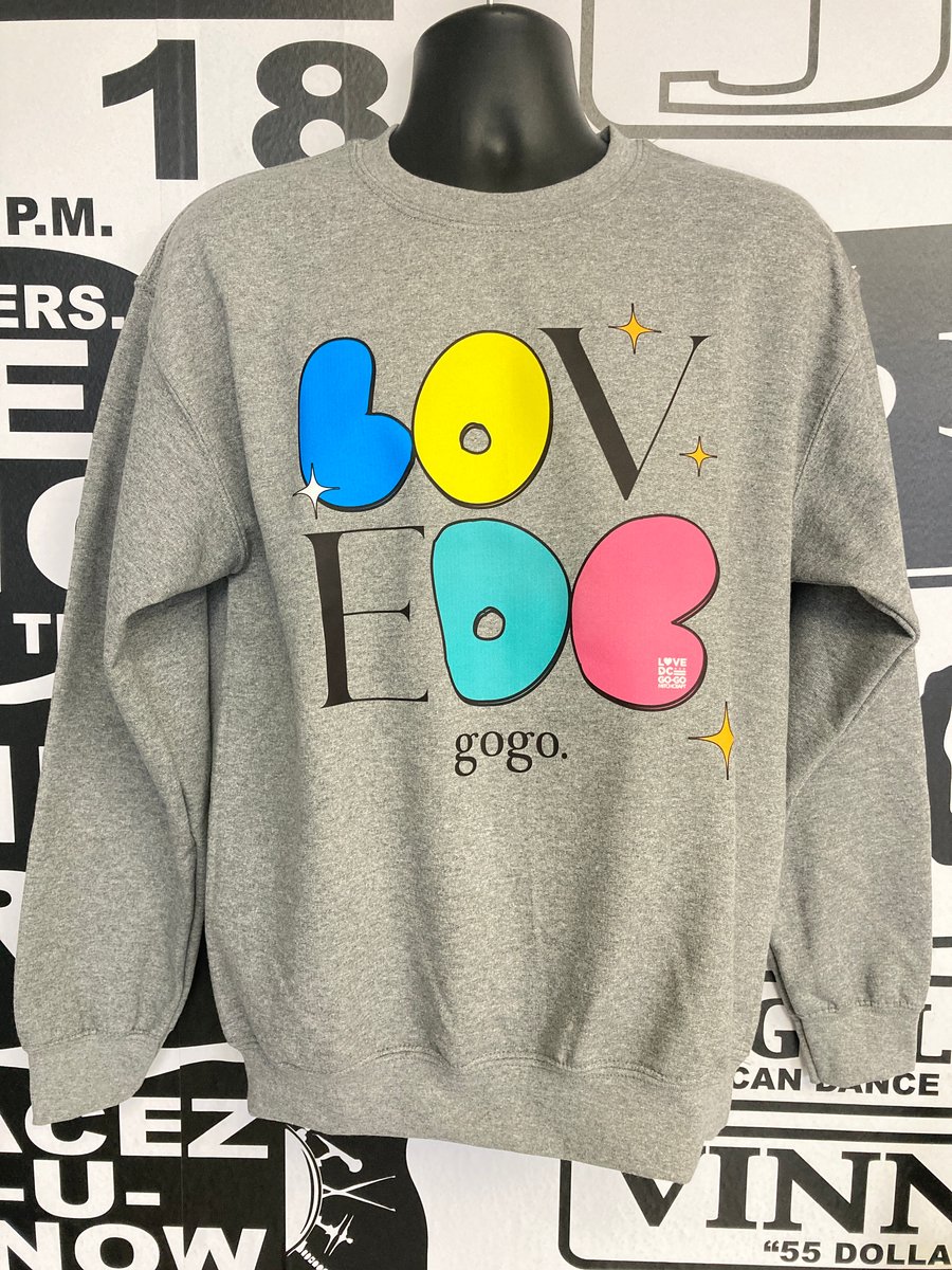 Image of LOVE DC GOGO Bubble Package Crew Sweatshirt