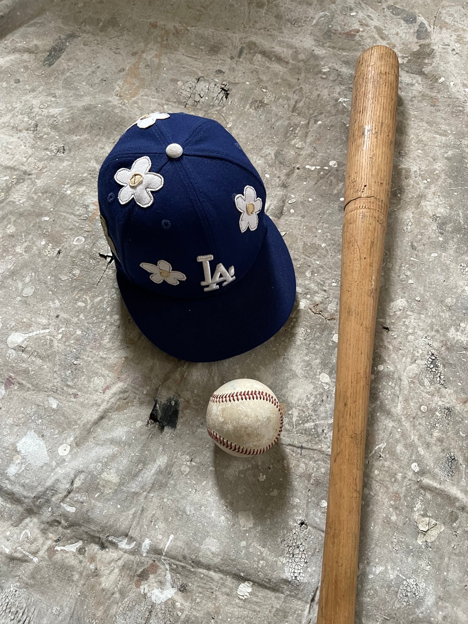 Image of Los Angeles Dodgers Floral hat 