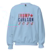 Image 5 of Trump Carlson 2024 - Unisex Sweatshirt from PatriotsCo.com