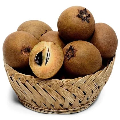 BROWN SHUUGA! Naseberry Fruit Powder (aka Sapodilla-Chickoo-Sapota) Parasites-Fever-Bones-IBS
