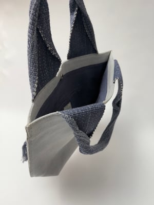 Image of tassle tote bag 