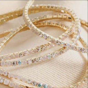 Image of Lisa Angel Crystal Tennis Bracelet
