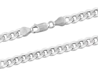 Image 1 of Silver Mens 20 inch Curb Chain