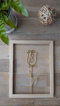 Image 3 of Cadre rose doré