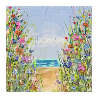 Image 1 of This Way to the Beach Print
