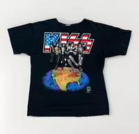 Image 1 of VTG 90s KISS Tee Sz XL 