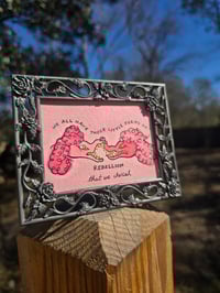 Image 3 of Poodles of Rebellion Framed Illustration 