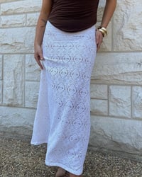 Image 3 of ATHENA MAXI SKIRT - CROCHET LACE