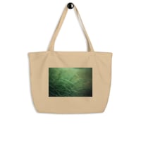 "Wavy Grass" Large organic tote bag
