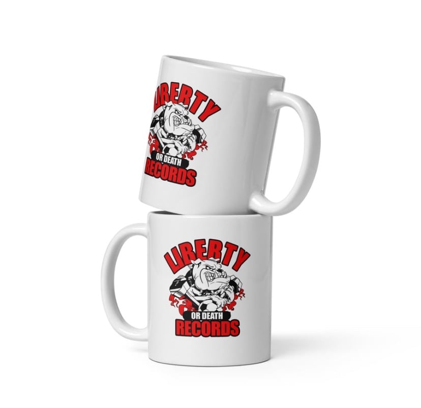 LOD White glossy mug