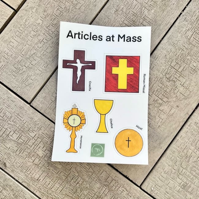 Articles At Mass Sticker Sheet