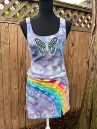 Image 1 of Butterfly Rainbow Skort Set Medium