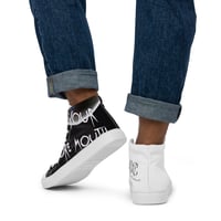 Image 3 of Men’s high top canvas shoes