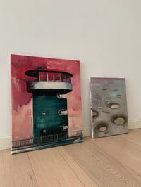 Image 4 of "Islands Brygge – Malerdrømme og tankestreger – Pyt #2" / 30x40 cm