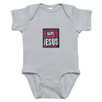 Image 7 of Infant bodysuit (THIS GIRL RUNS ON NAPS AND JESUS)