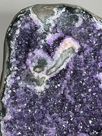 Image 2 of Amethyst Geode Cave With Natural Basalt Matrix #2557