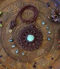 Image 1 of Collana mandala con labradorite 🌿
