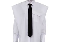 Proper button up w/ tie