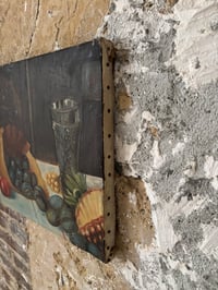 Image 2 of Huile sur toile nature morte aux Fruits 