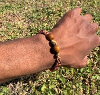 Image 1 of TIGERS EYE 2-ON-2 PANEL BRACELET