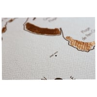 Image 3 of Affiche Plages en Or Saint Briac noir A4