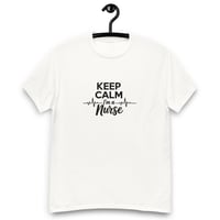 Image 3 of Unisex classic tee, Keep Calm Nurse Tee